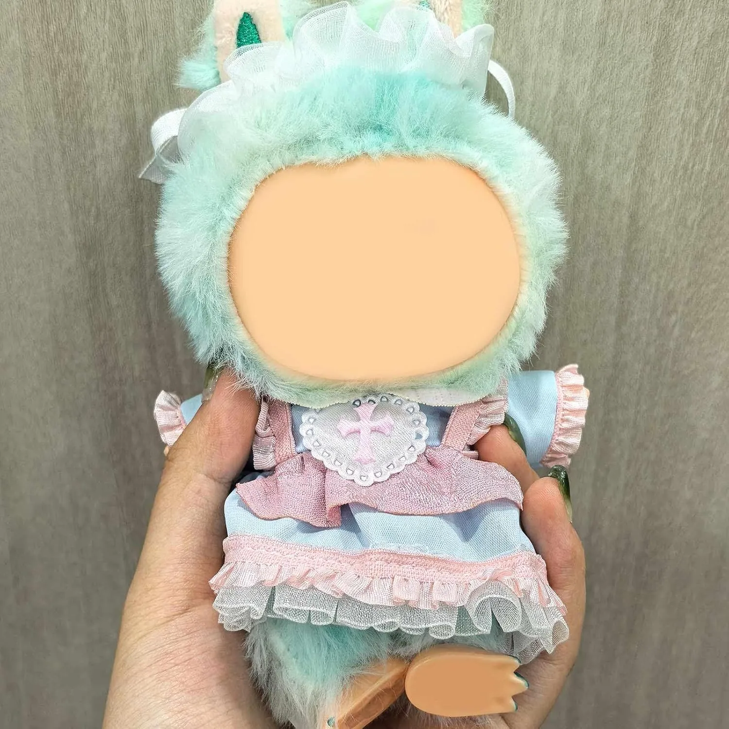 17cm Doll Clothes (NO Doll) Cute and Chic Outfits - 3 Piece (Dress   Hair Band), Kawaii Doll Set Accessories are Suitable for Birthday Gifts, Dress Up