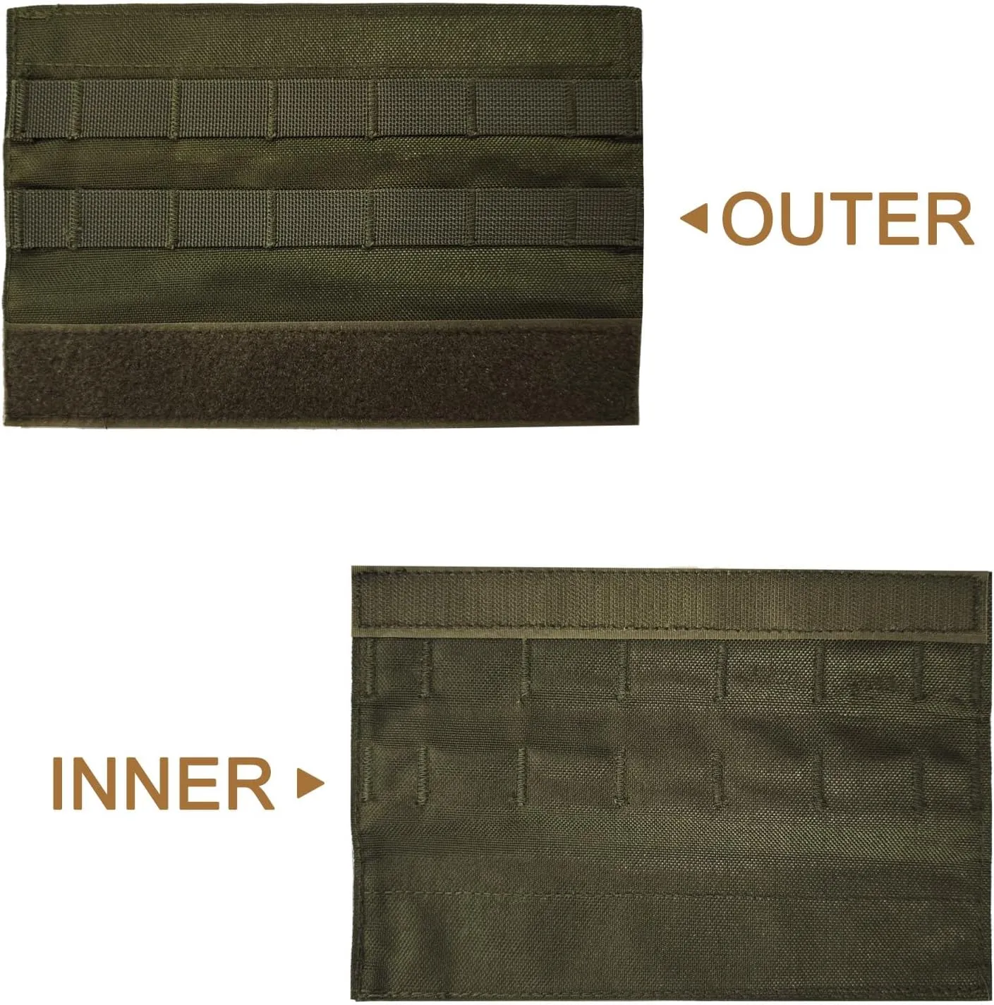2 Pack Quick Release Suppressor Cover in 1000D Nylon - 8.7In Tactical Pouch with Adjustable Molle System for Tactical Tools & Accessories, Hunting, Outdoor
