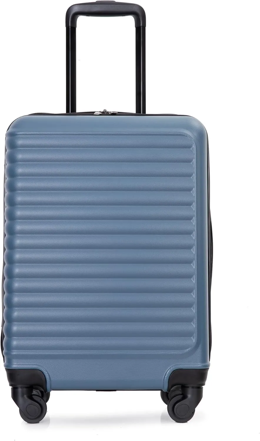 20-inch Lightweight Hardside Luggage, Carry-On 100% ABS Durable Suitcase with Spinner Wheels&Non-Woven Bag, Travel Suitcase with TSA Lock for Men and Women, Blue