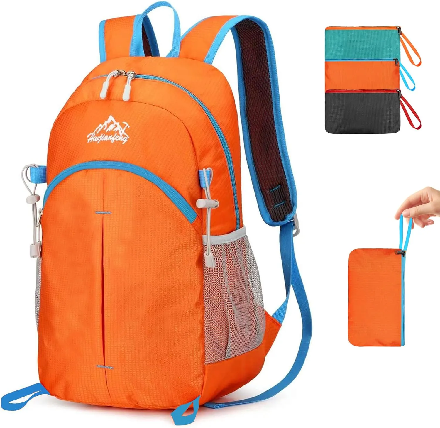 20L Small Hiking Backpack, Lightweight Foldable Daypack Water-resistant Travel Camping Packable Backpack