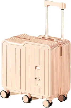 20" Ride-On Suitcase, Carry On Luggage Double Zipper Luggage with Spinner Wheels Carry on Toddler Luggage Travel Rolling Luggage Carry on Luggage Airline Approve (light pink)