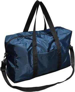 21" Travel Duffle Bag for Men,Water Resistant Lightweight Nylon Large Duffel Travelling Luggage Bag Gym Tote Bag,Business Trips, Travel, Sports Bag with Shoulder Strap (Gray-Blue)