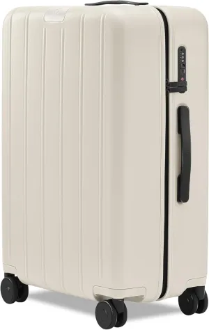 24 Inch Luggage with Spinner Wheels, Checked Luggage, Large Luggage for 5-7 Days Travel, 100% Hardshell PC, TSA Lock, 26.3 X 17.7 X 10.8 (Lily White, Missouri)