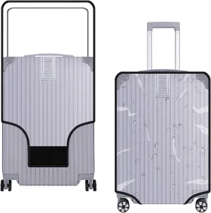 26 Inch Luggage Cover Protector Bag PVC Clear Plastic Suitcase Cover Protectors Travel Luggage Sleeve Protector