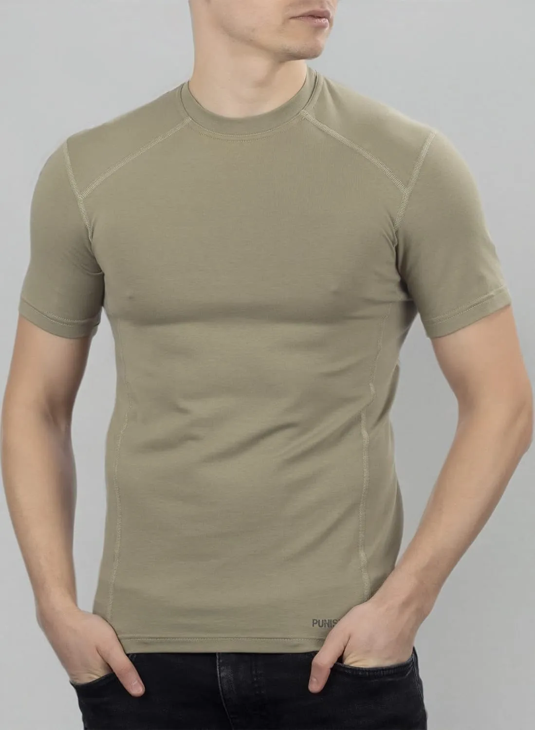 281Z Military Stretch Cotton Underwear T-Shirt - Tactical Hiking Outdoor - Punisher Combat Line