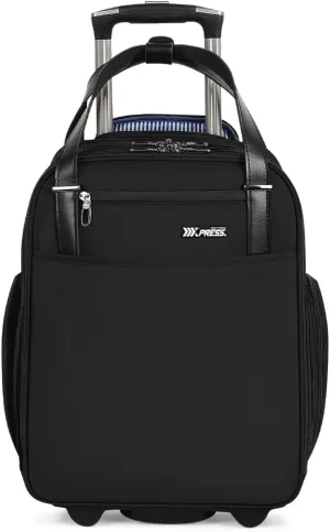 2in1 Travel Rolling Backpack Handbag Rolling Carry on Luggage with Wheels for Adult