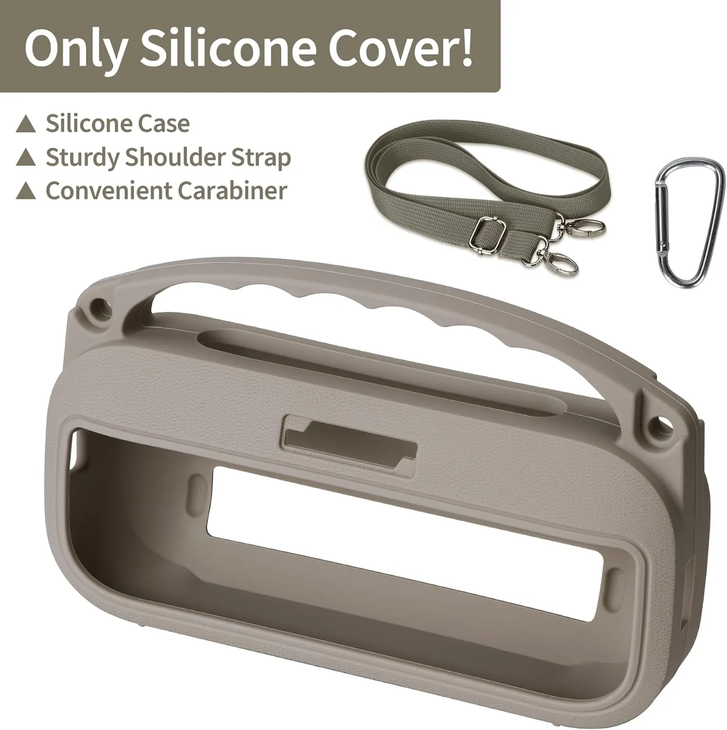 2nd Silicone Cover Compatible with Bose SoundLink Flex 2nd Gen/Bose SoundLink Flex Portable Speaker (Sandstone)