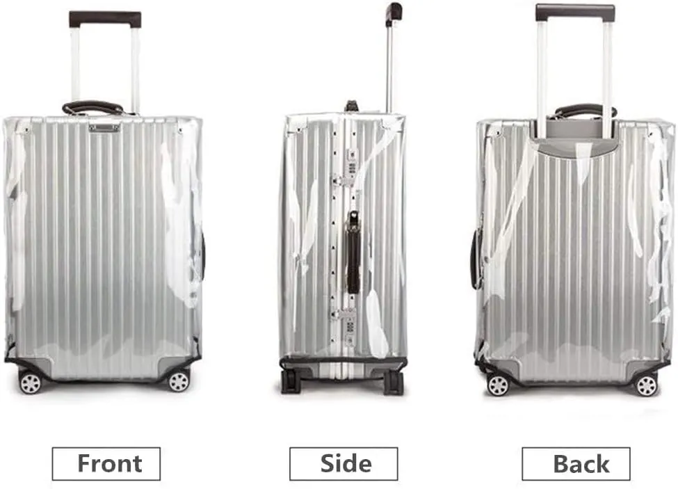 30 Inch Clear PVC Suitcase Cover Protectors Suitcase Covers for Luggage Thickened suitcase protective cover for Wheeled Suitcase Suitable for 30"-31"