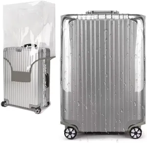 30 Inch Clear PVC Suitcase Cover Protectors Suitcase Covers for Luggage Thickened suitcase protective cover for Wheeled Suitcase Suitable for 30"-31"
