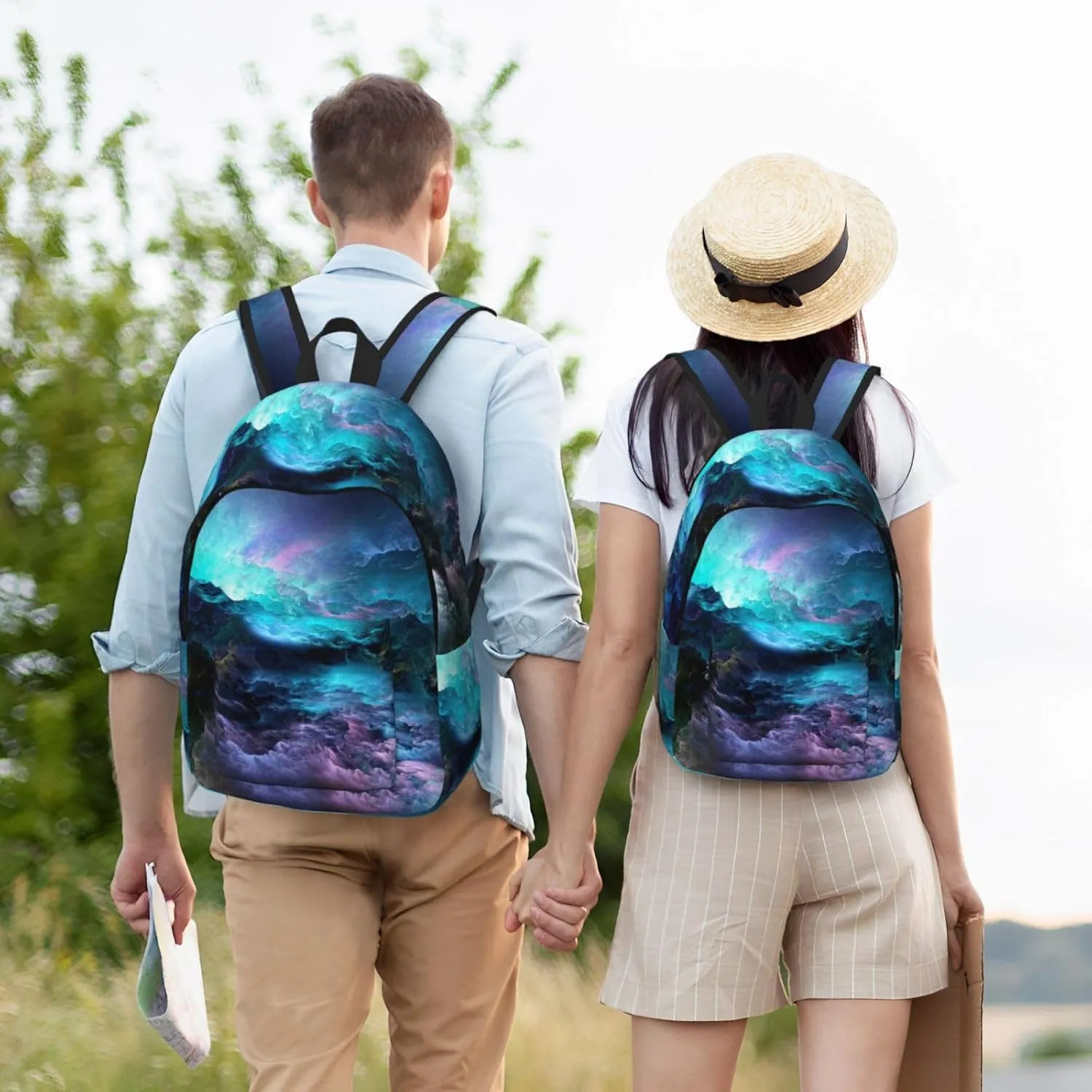 3d Graphics Universe Space Canvas Casual Lightweight Duffel Bag, Fashion Duffel Bag, Casual Daypack, Unisex Travel Backpack