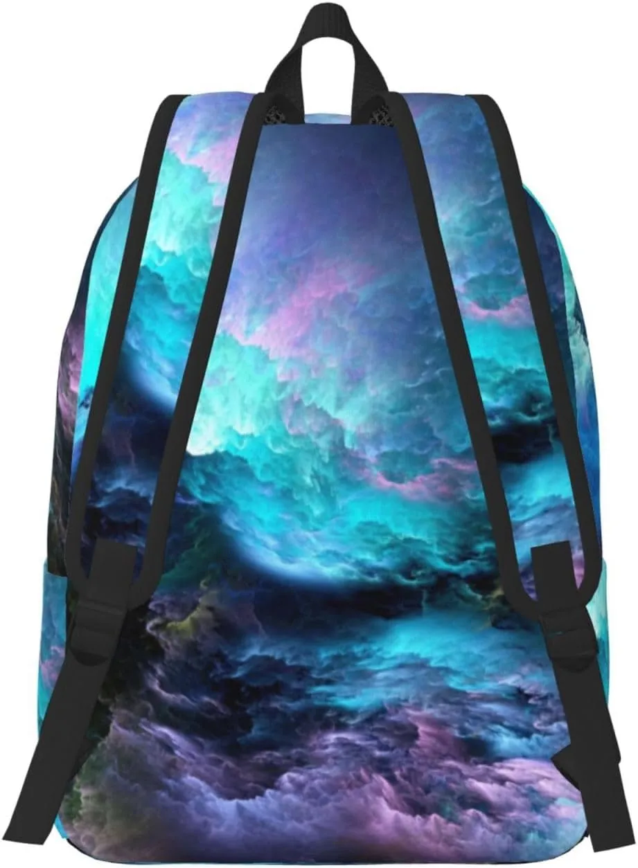 3d Graphics Universe Space Canvas Casual Lightweight Duffel Bag, Fashion Duffel Bag, Casual Daypack, Unisex Travel Backpack