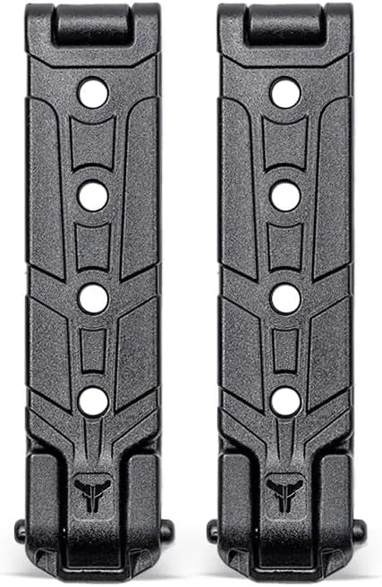 3" Molle-Lok (Pair with Mounting Hardware) - MOLLE Attachment Clip for Vests, Backpacks, Holsters, Mag Pouches, TASER, and More - Molle-Lok 3 inch by Blade-Tech Holsters