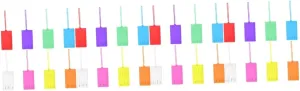 4sets 8pcs Luggage Tags Easy Attach Remove Travel Suitcase Boarding Tags for Easy Identification for Baggage Handbags Travel Needs 8pcs*4