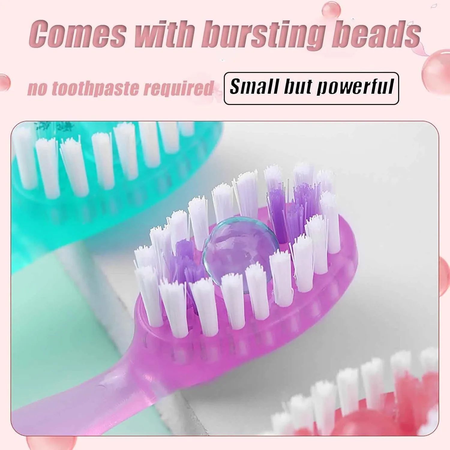 5 in 1 Mini Toothbrush & Floss & Tongue Scraper & Toothpick Set, 10/26 PCS Travel Toothbrush Set, Disposable Toothbrushes Portable Oral Care for Travel Work (Mint*26)