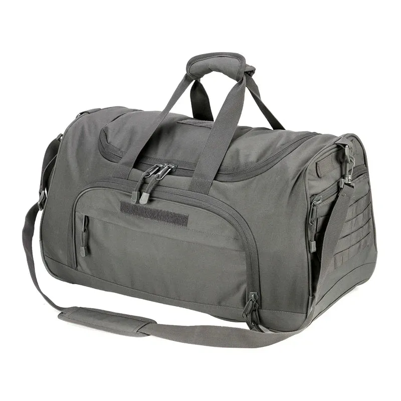 50L Foldable Travel Duffle Bag with Shoes Compartment - Versatile Sports Bag for Gym and Outdoor Activities
