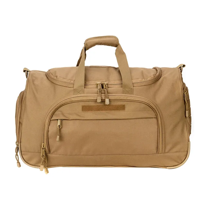 50L Foldable Travel Duffle Bag with Shoes Compartment - Versatile Sports Bag for Gym and Outdoor Activities