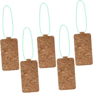 5Pcs Creative Luggage Tags Durable Travel Suitcase Labels with Id Tag Portable Baggage Identification for Handbags School Bags and More PU Design