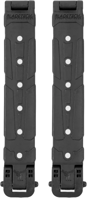 5" Molle-Lok (Pair with Mounting Hardware) - MOLLE Attachment Clip for Vests, Backpacks, Holsters, Mag Pouches, TASER, and More - USA Made - Molle-Lok 5 inch by Blade-Tech Holsters
