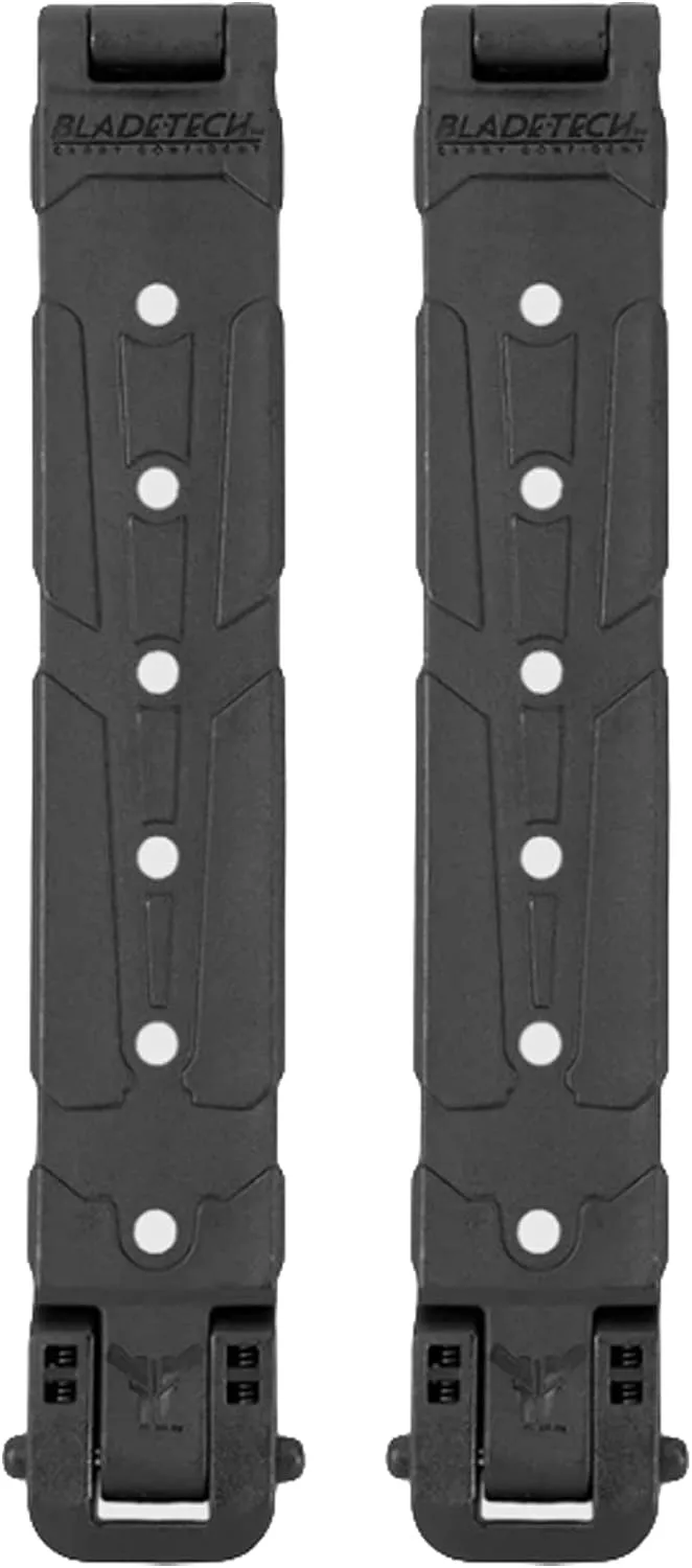 5" Molle-Lok (Pair with Mounting Hardware) - MOLLE Attachment Clip for Vests, Backpacks, Holsters, Mag Pouches, TASER, and More - USA Made - Molle-Lok 5 inch by Blade-Tech Holsters