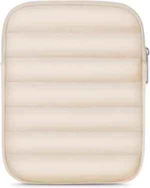6-7 Inch Puffy Sleeve Case for 7" Kindle Paperwhite 12th Gen/Colorsoft 2024, 6.8" Kindle Paperwhite 11th Gen, 6" Kindle 11th Gen 2024/2022, Oasis, Protective Pouch Bag, Beige