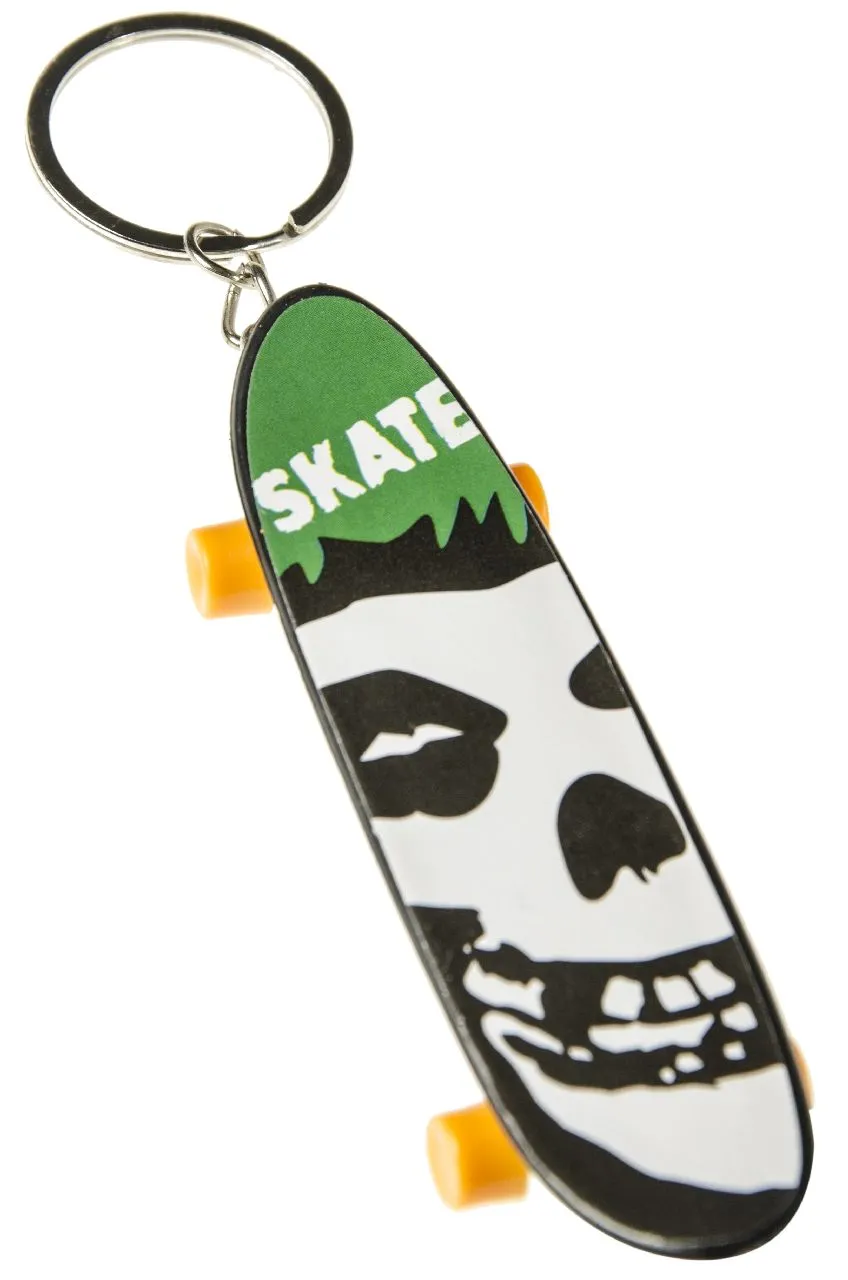 6 Skateboard Keychains