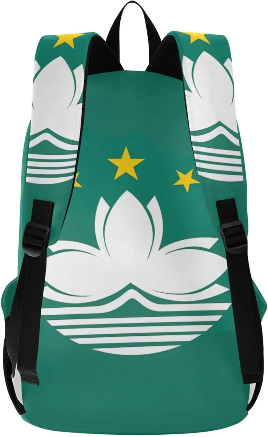 Aesthetic Casual Womens Daypack Cute Backpack Casual Macau Flag Back to School Gifts for Adults