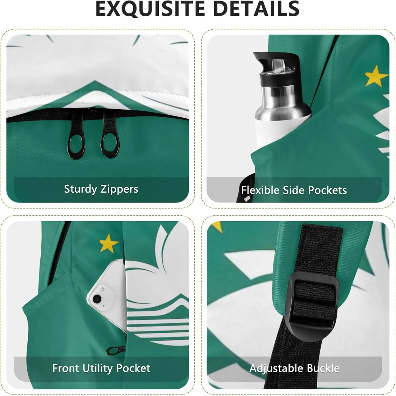 Aesthetic Casual Womens Daypack Cute Backpack Casual Macau Flag Back to School Gifts for Adults