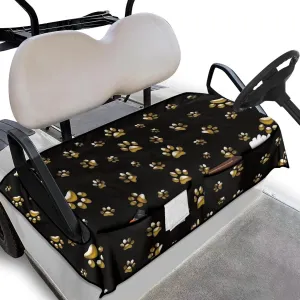 AFPANQZ Golf Cart Seat Cover with Pockets Cozy Universal Golf Cart Towels Fits Front and Back Seat of Club Cars