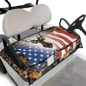 AFPANQZ Golf Cart Seat Cover with Pockets Golf Cart Seat Protecter Easy to Install Stay Cool Golf Cart Protect Cover