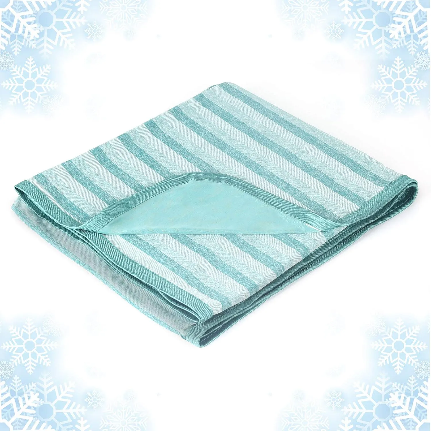 Ailemei Direct Cooling Blanket for Hot Sleepers, Double Sided Cold Effect, Twin/Full Size Lightweight Breathable Summer Blankets for Bed, Transfer Heat to Keep Body Cool for Night Sweats,60"x90"