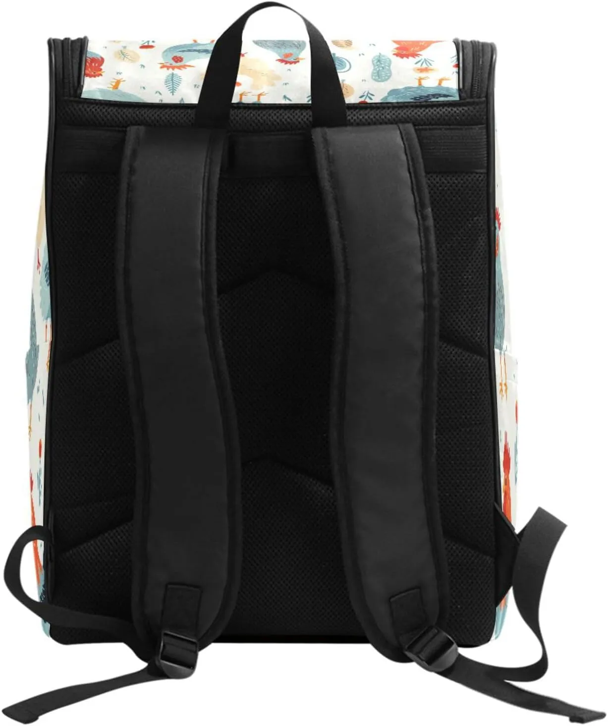 ALAZA Large Travel Laptop Backpack Cute Floral with Chicken Rucksack Women Men Business Office Back Pack Daily Commute Backpacks,Water Resistant College Computer Bag,19"