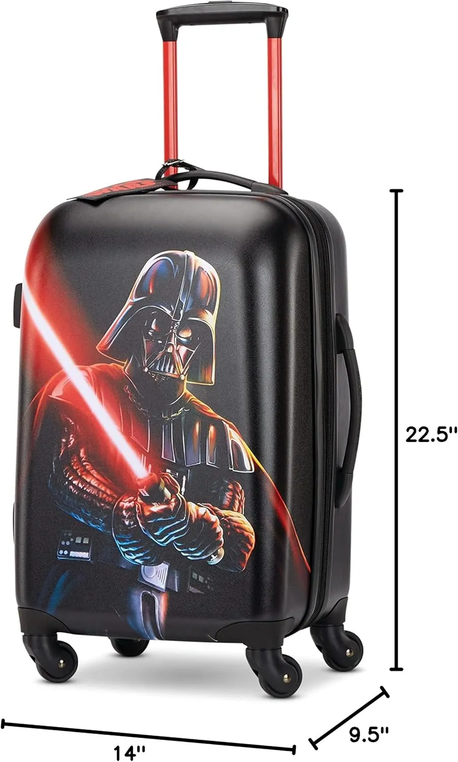 American Tourister Star Wars Hardside Spinner Wheel Luggage, Carry-On 20-Inch, Darth Vader