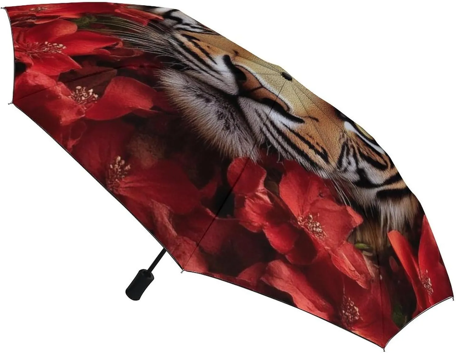 AMRANDOM Travel Umbrella Portable and Automatic Folding Rain Umbrella