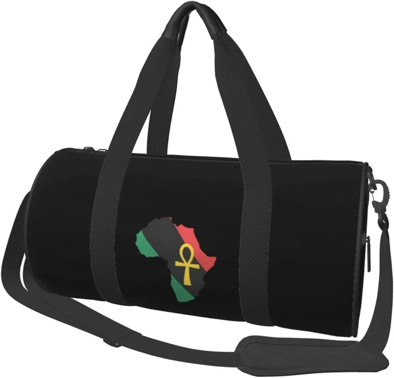 Ankh African Colored Africa Travel Luggage Duffel Bag Sports Rolling Foldable Duffel Bag