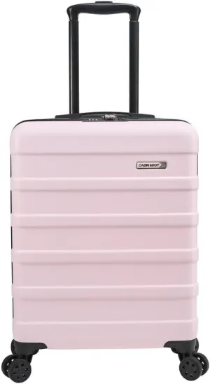 Anode 44L 55x40x20cm (22x16x8inch) Carry On Hand Luggage Suitcase - Lightweight, Hard Shell, 4 Wheels, 3 Digit Combination Lock (Pink)