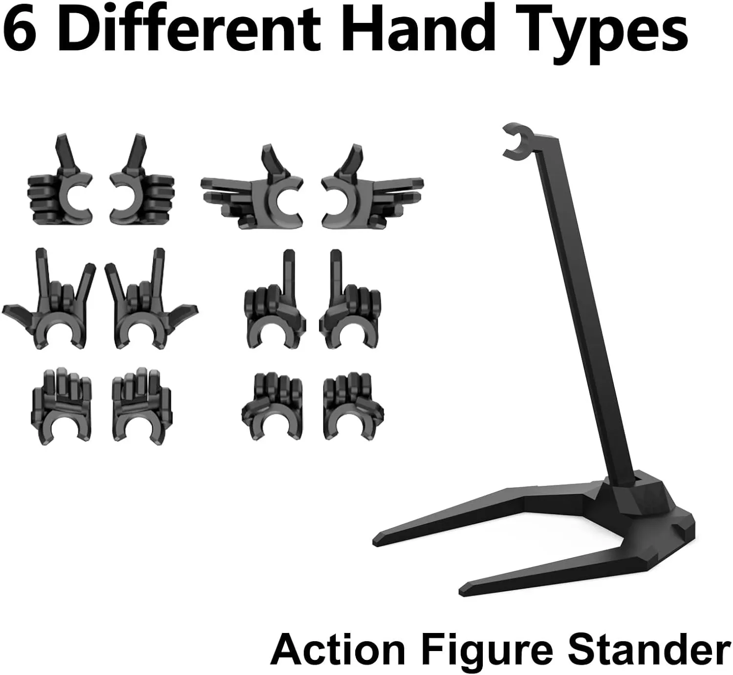 (Assembly Completed) 3D Printed Figure 5.54-inch Titan 13 Action Figure with 9 Types of Weapons and 5 Types of Hands, Dummy 13 Action Figure，Lucky 13 Action Figure (White), T1304