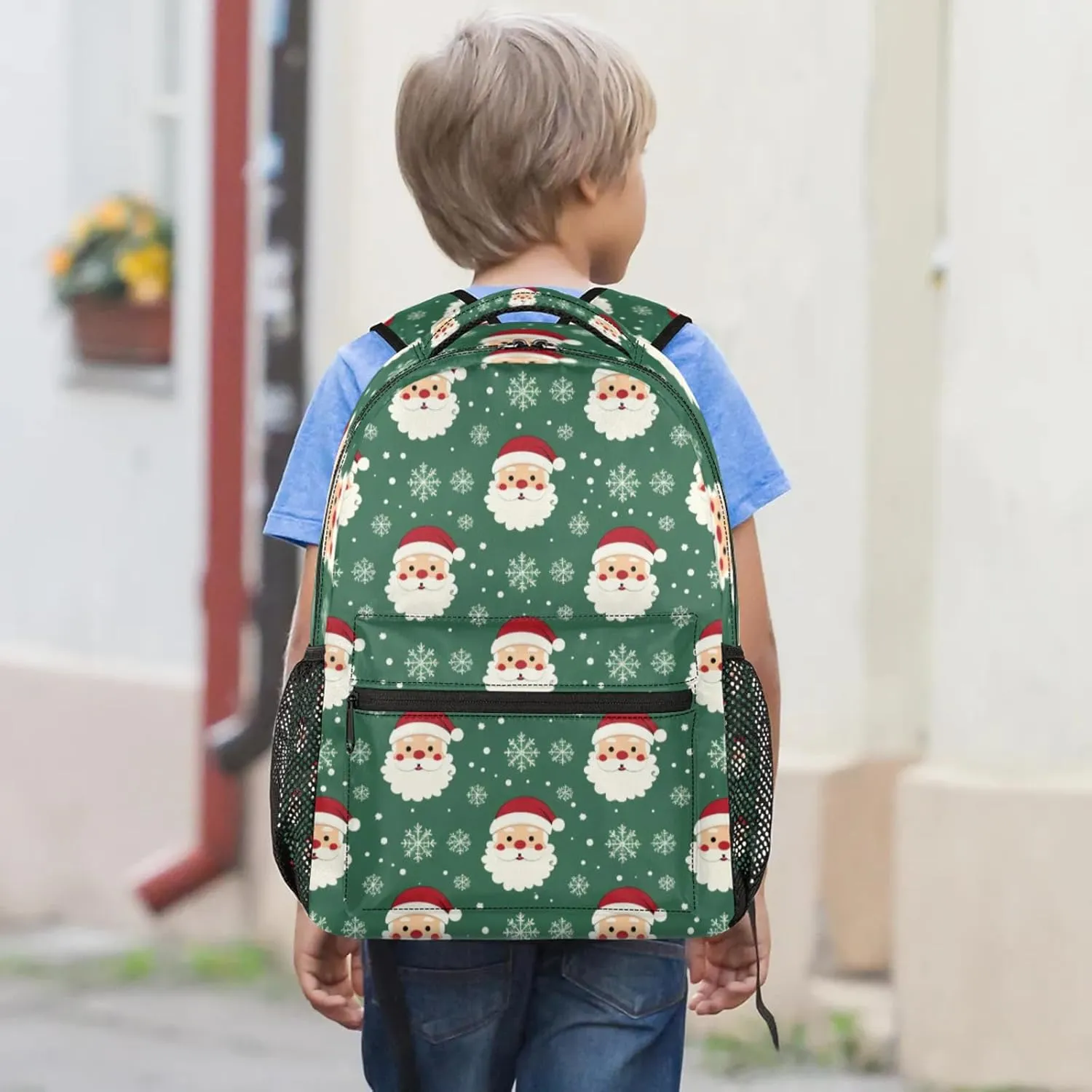 Backpack Christmas Book Bags Laptop Backpacks Lightweight Multipurpose Daypack for Men Women Travel Hiking