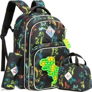 Backpack for Girls Elementary Preschool Kids Lunch Box for School