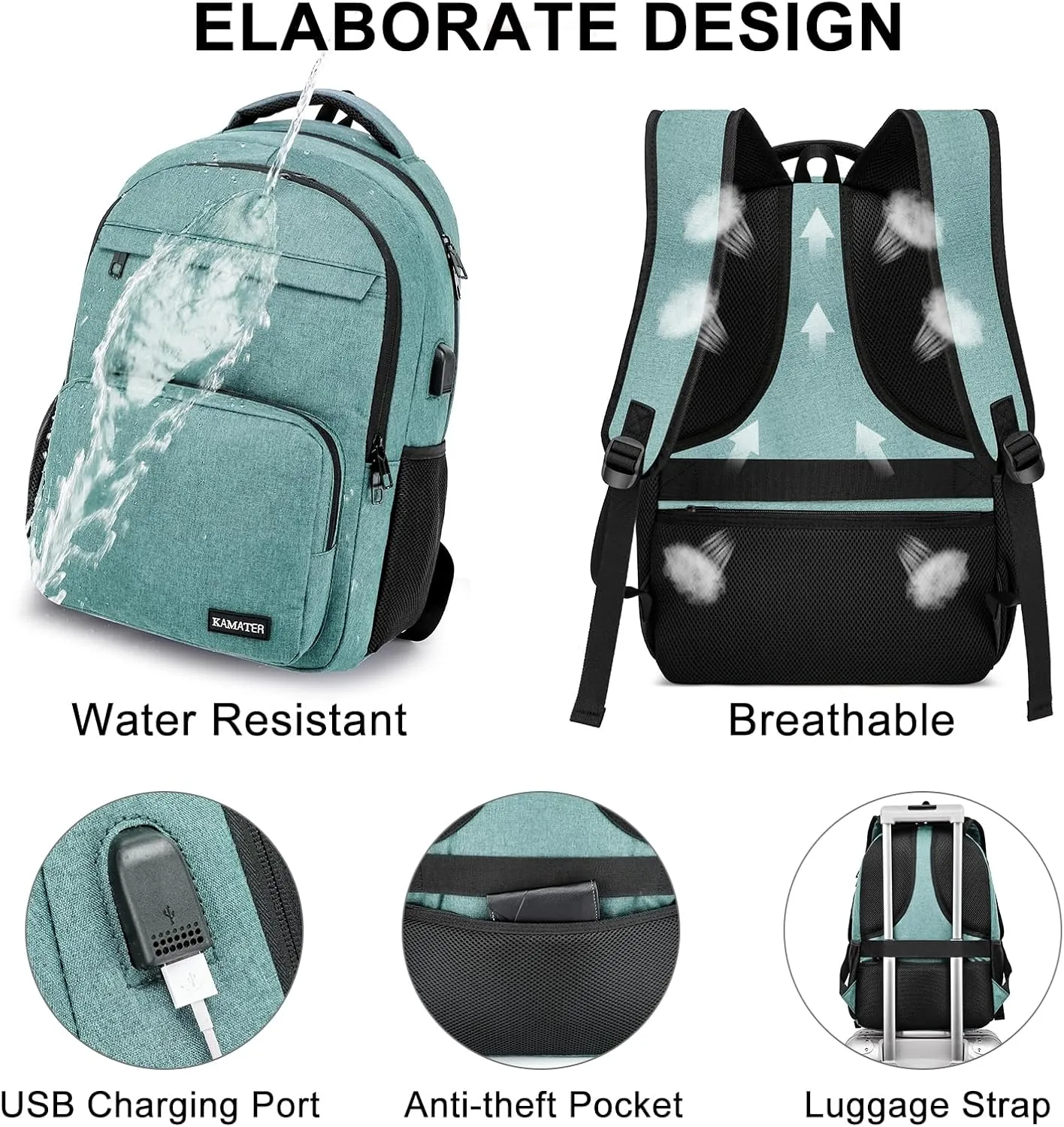 Backpack for School, college BackPack for Teens,Students, with 15.6 inch Laptop SleeveBack Pack for Boys, Large Computer Back Pack with Compartments for Men & Women