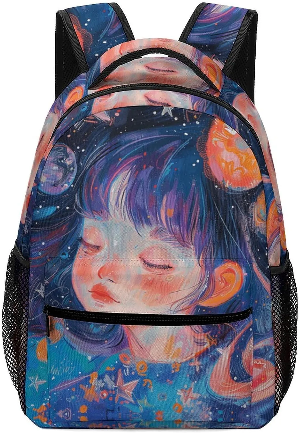 Backpack for Women Men Travel Art Style Fantasy Daypack Lightweight Laptop Bag Carry On Backpacks for Work