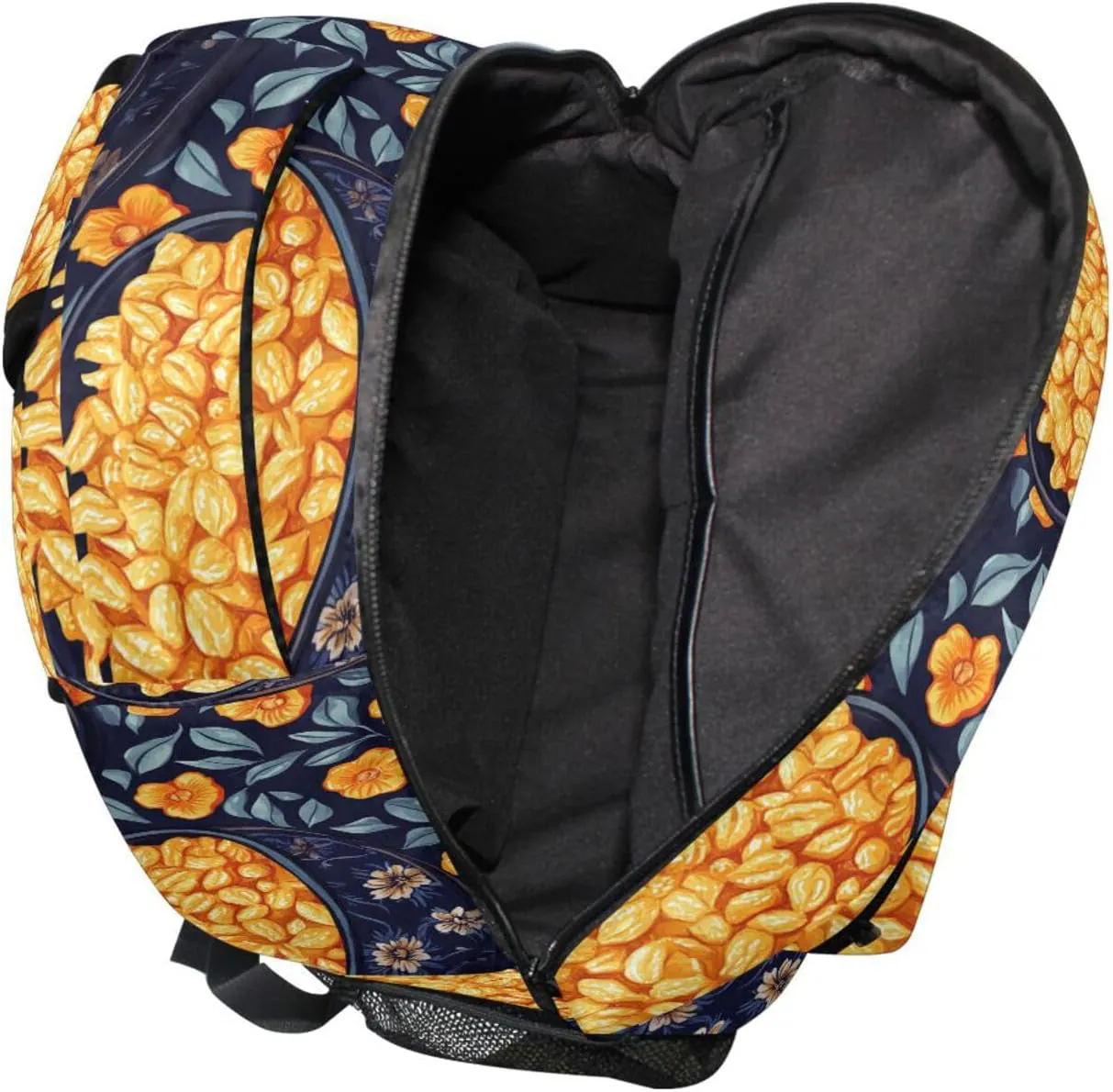 Backpacks for Teens Boys Girls Fashion School Bag with Chest Strap for College Work Instant Oatmeal Mexicana Style