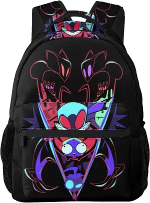 Backpacks Invader Anime Zim Adjustable Laptop Backpack Double Shoulder Bag for Women Men Climbing Shopping Work