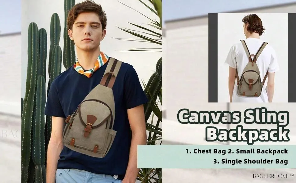 BagForLove - Convertible Sling Bag for Outdoor Adventures and Travel