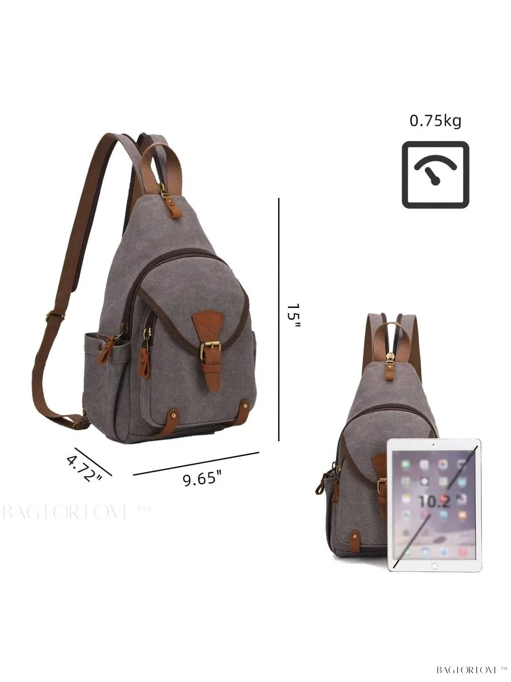 BagForLove - Convertible Sling Bag for Outdoor Adventures and Travel