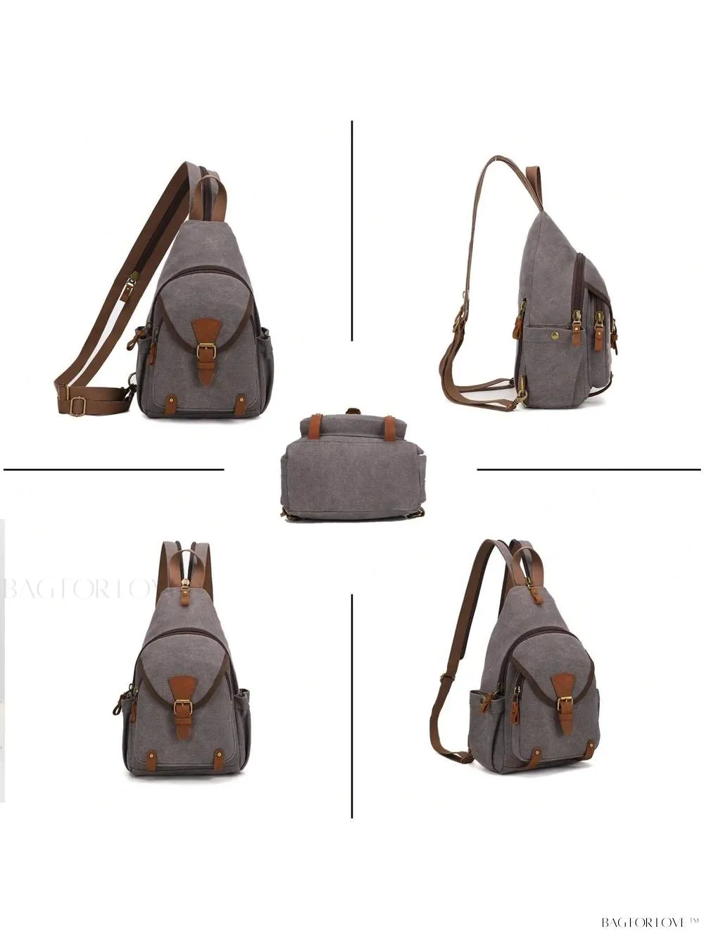 BagForLove - Convertible Sling Bag for Outdoor Adventures and Travel