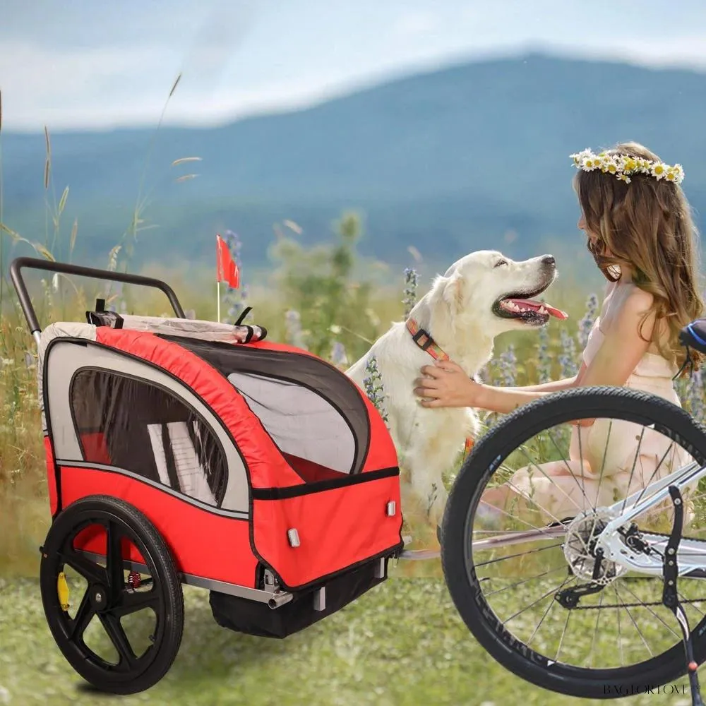 BagForLove - Foldable Collapsible Bike Trailer for Easy Travel