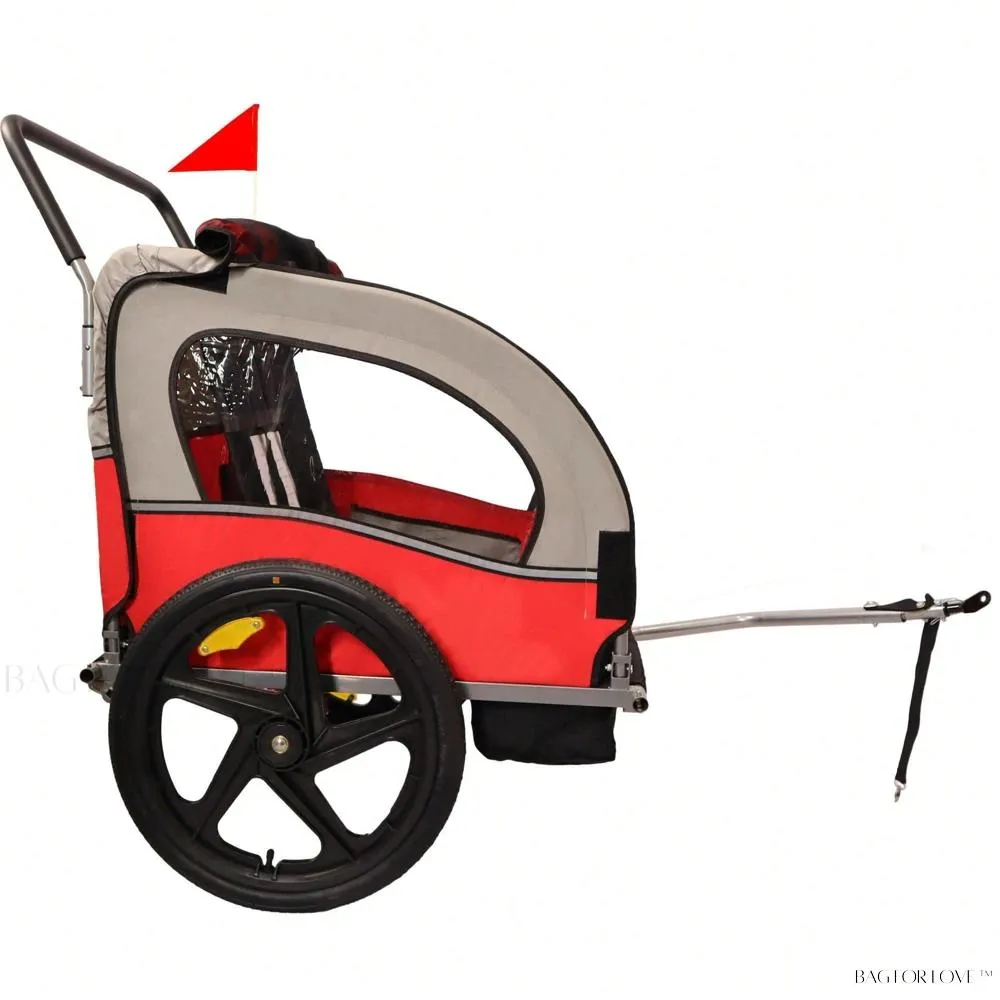 BagForLove - Foldable Collapsible Bike Trailer for Easy Travel