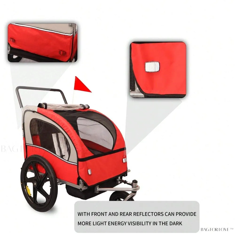 BagForLove - Foldable Collapsible Bike Trailer for Easy Travel