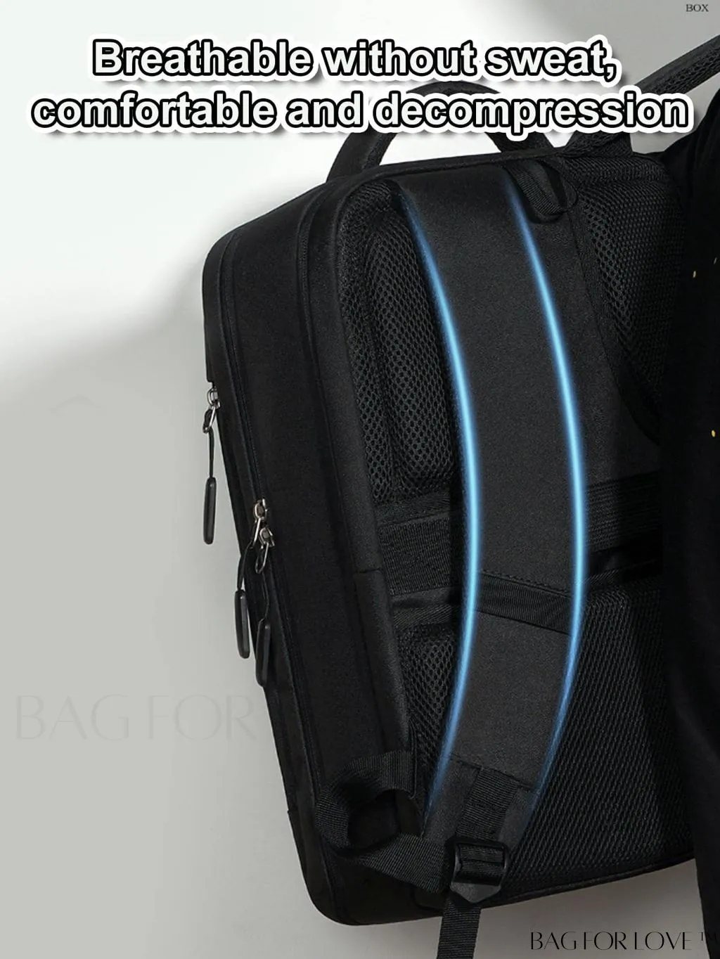 BagForLove - Portable Waterproof ABS Backpack for Office, 1pc Multi-function Modern Bag