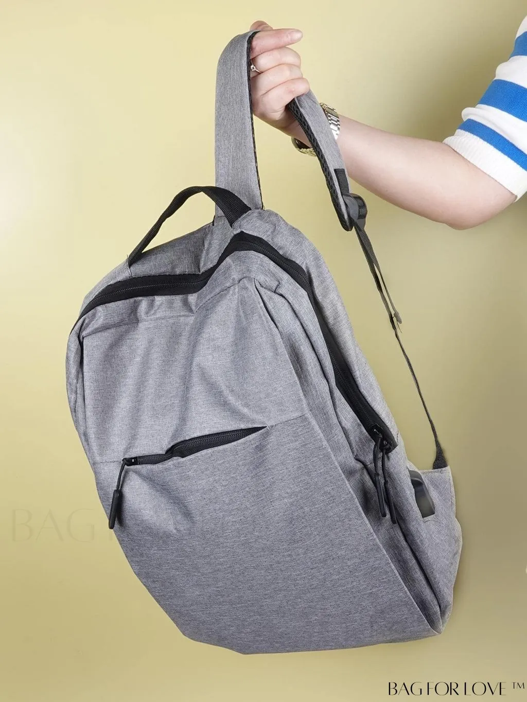 BagForLove - Portable Waterproof ABS Backpack for Office, 1pc Multi-function Modern Bag